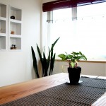 カフェレース+ウッドブラインド(米住建設ー嶋モデルハウス)