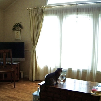 レースのギャザースタイル(山形市T様邸)