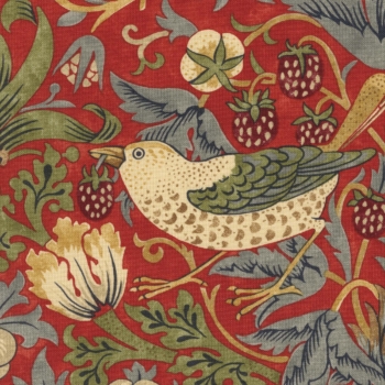 モリス生地　Strawberry Thief / イチゴドロボウ　220312　