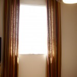 ハトメスタイルのドレープ(山辺町A様邸)