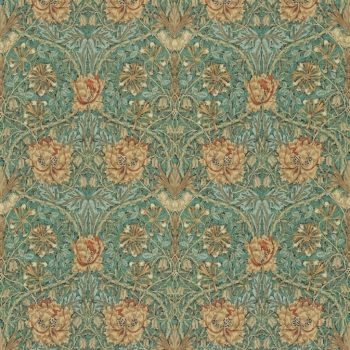 モリス生地　Honeysuckle & Tulip / ハニーサックルアンドチューリップ　DMORHO202　