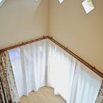 コーナー窓のカーテン(山形市S様邸)