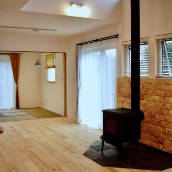 ストーブとアイアン(尾花沢市M様邸)