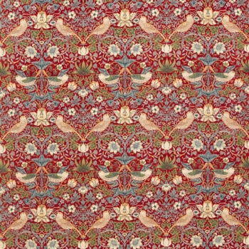 モリス生地　Strawberry Thief Velvet / イチゴドロボウベルベット　236933　