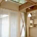 吹き抜けのリビング(山形市A様)