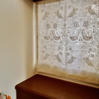 玄関ホールの窓にこそ(山形市S様邸)