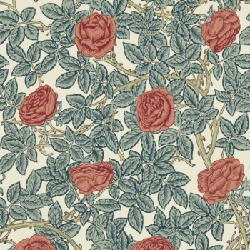モリス壁紙　Rambling Rose / ランブリングローズ　217206