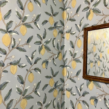 モリスのレモンツリーの壁紙 (山形市庄司商店様)