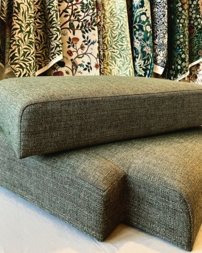 置きクッションタイプソファの張り替え